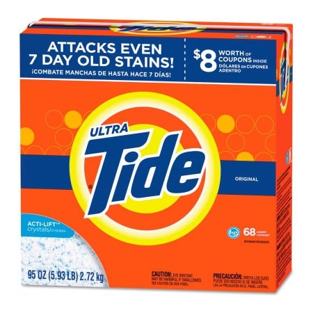 Tide HE Laundry Detergent Powder, 95 Oz. Box, 3 Boxes - 84997